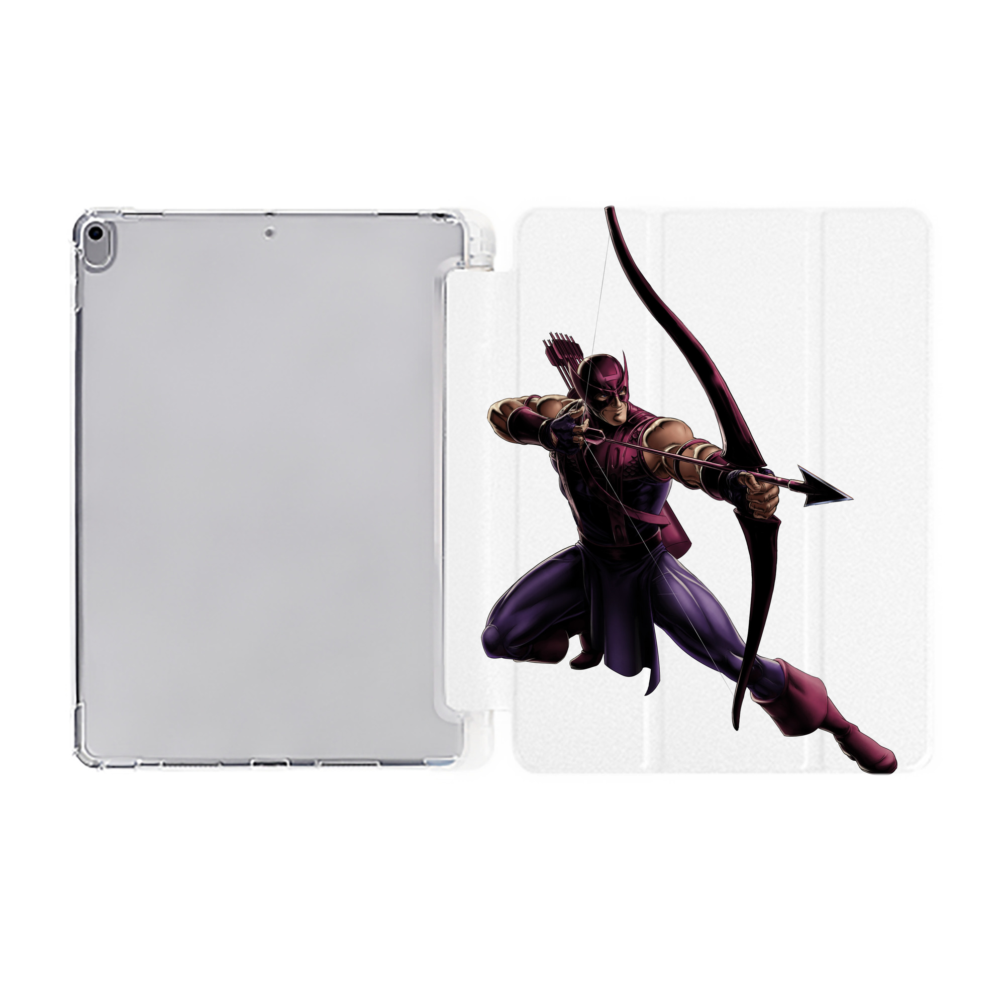 （画像用） アベンジャーズ The Avengers IPad ケース ペン収納付き 三つ折りスタンド PUレザー×シリコン 対応機種9.5/10.5/10.9インチ